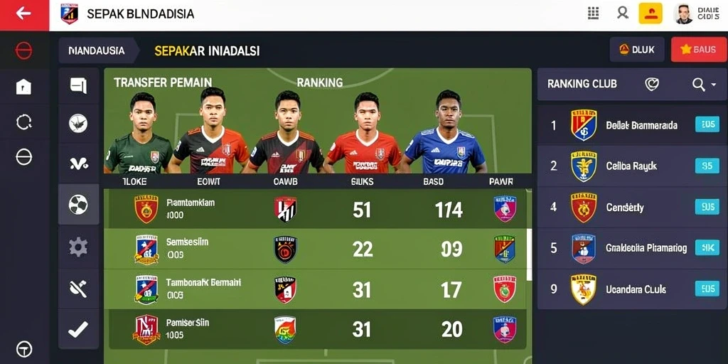 Tampilan menu yang mudah dipahami dan navigasi yang intuitif.