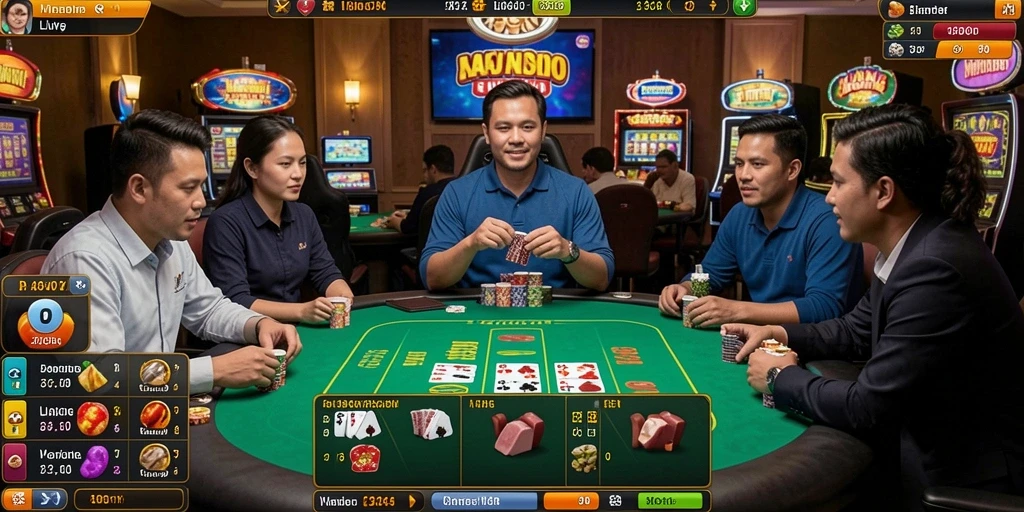 Screenshot 3: Interaksi antar pemain di mode multiplayer.