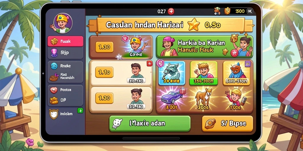 Menu utama yang easy-to-use untuk navigasi cepat.