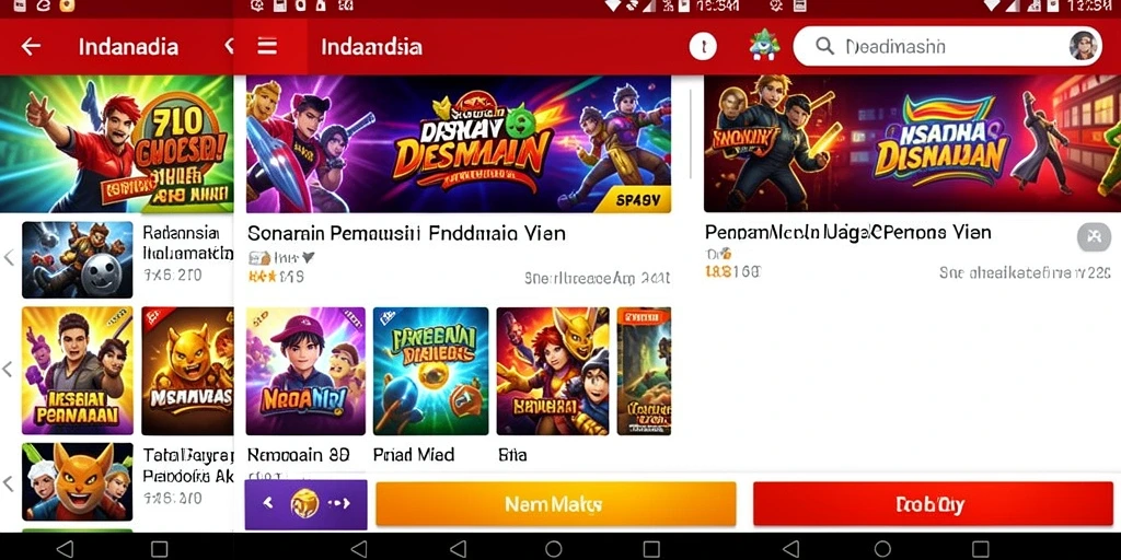 Tangkapan layar menggambarkan mode pertempuran yang intens.