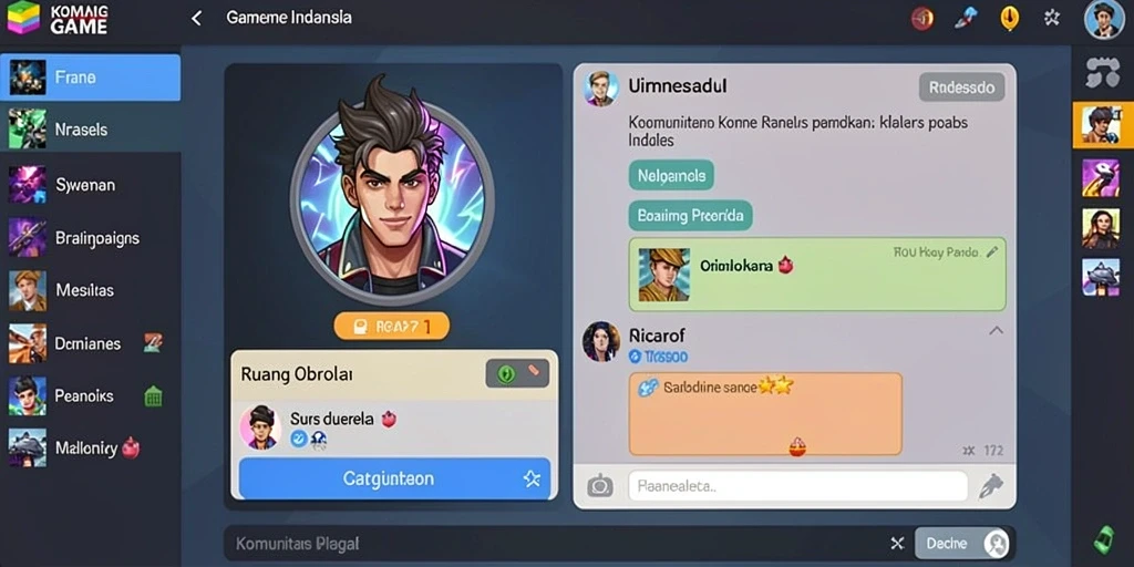 Leaderboards menunjukkan peringkat pemain dengan jelas.