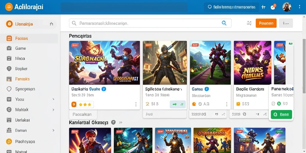 Aksi pertempuran yang mendebarkan.